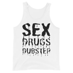 Sex Drugs & Dubstep - Dripping Black Letters Tank Top
