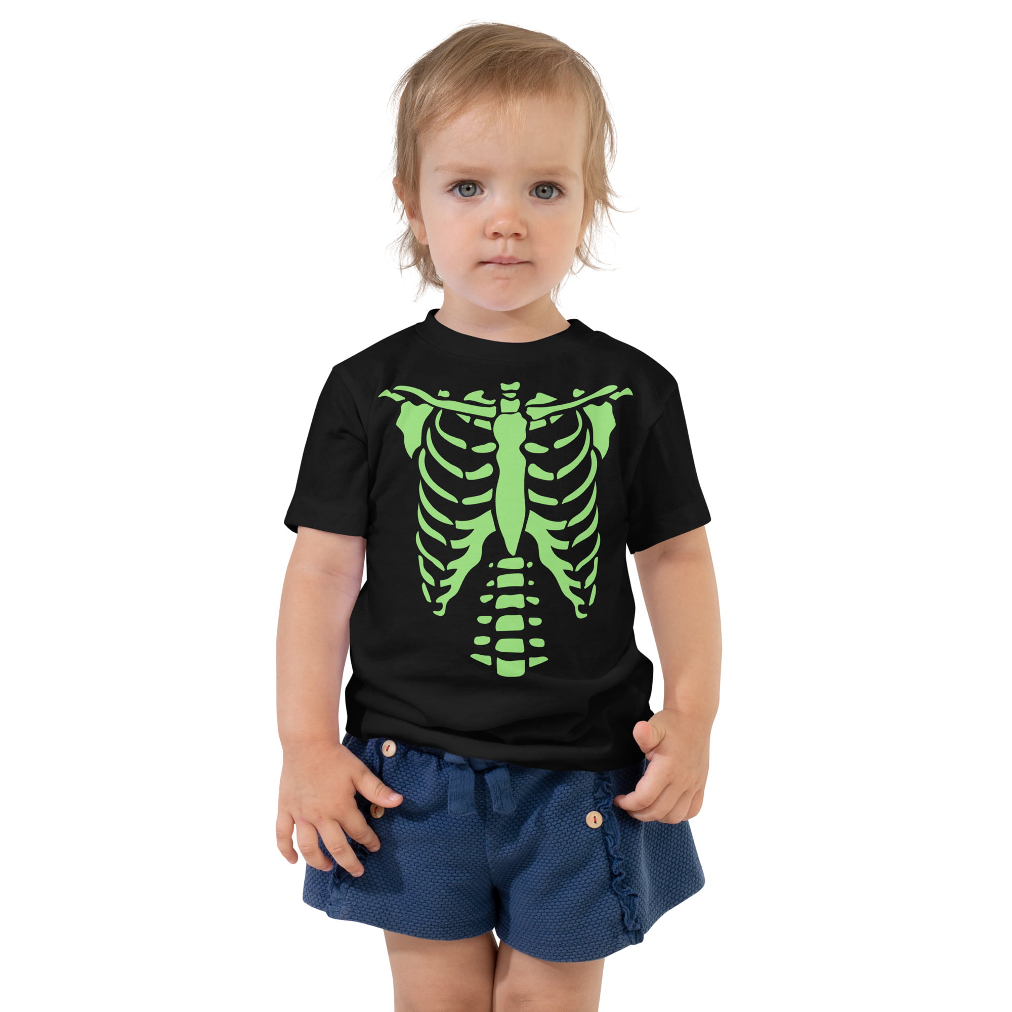 Spinal Tap Green Skeleton Halloween Costume Toddler T-Shirt - Image 2