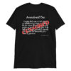 First Amendment Text CENSORED Black T-Shirt