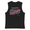First Amendment Text CENSORED Sleeveless Shirt