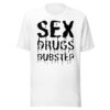 Sex Drugs & Dubstep - Dripping Black Letters t-shirt