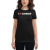 I Love GOSSIP Women's Black T-Shirt