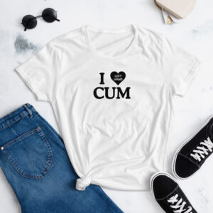 I Love CUM - I love left hand cum Women's t-shirt
