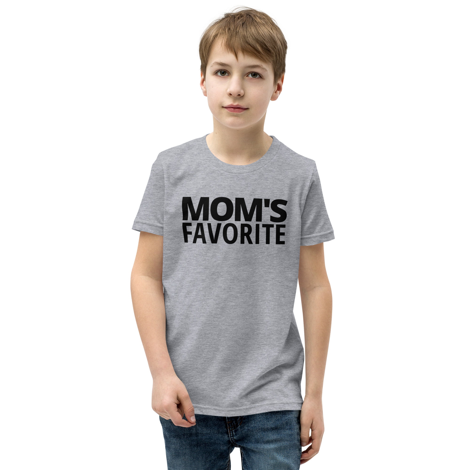 MOM'S FAVORITE (in black letters) Youth T-Shirt - Image 6