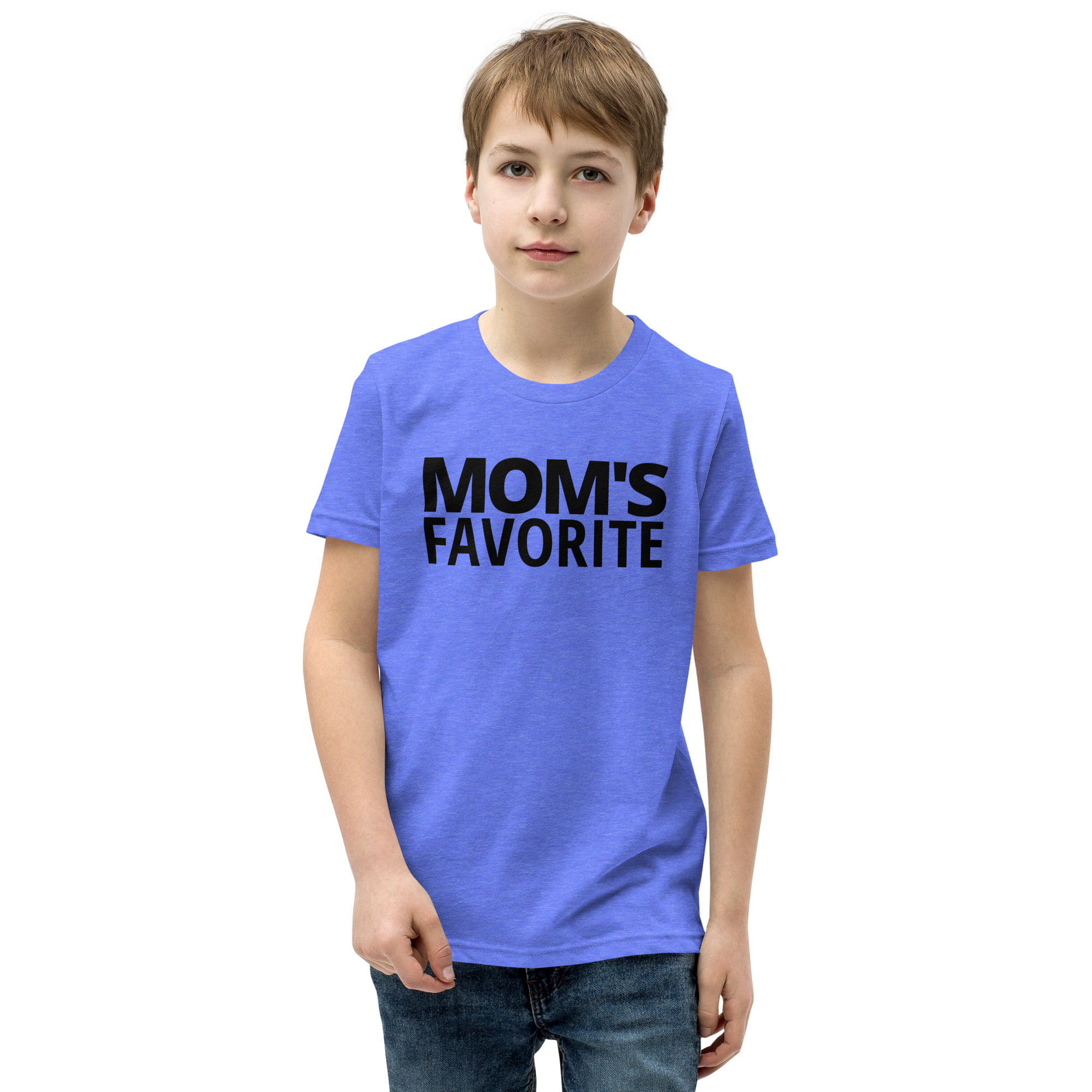 MOM'S FAVORITE (in black letters) Youth T-Shirt - Image 5