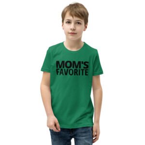 MOM'S FAVORITE (in black letters) Youth T-Shirt