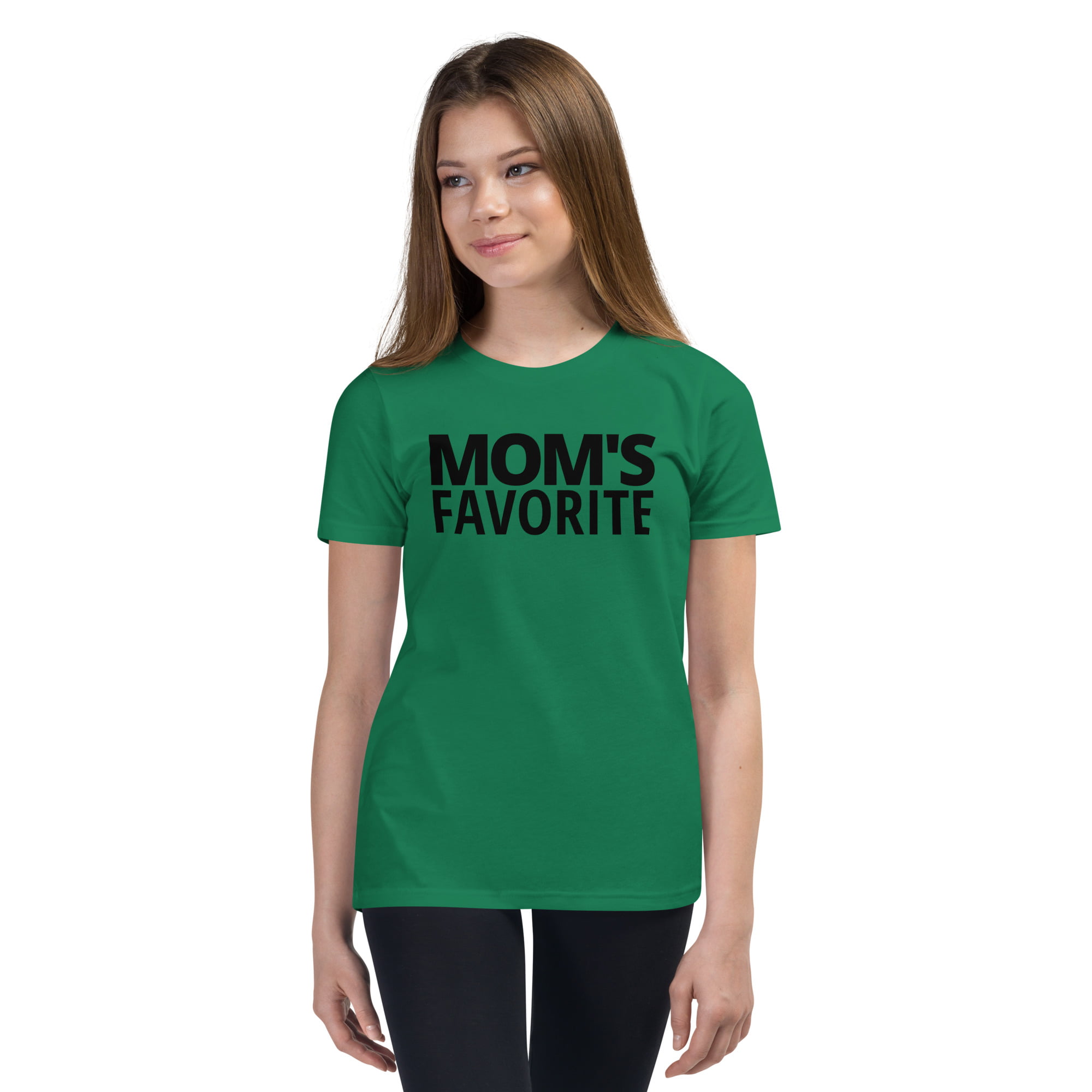 MOM'S FAVORITE (in black letters) Youth T-Shirt - Image 2