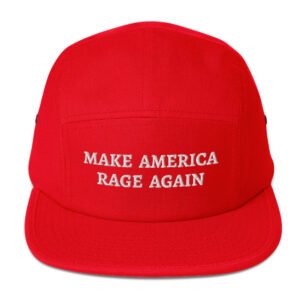 Alternative view of MAKE AMERICA RAGE AGAIN Five Panel Cap (Embroidered)