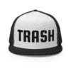 TRASH Flat Brim Trucker Cap