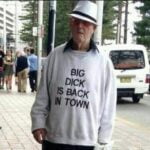 BIG DICK IS BACK IN TOWN Grandpa sweatshirt meme