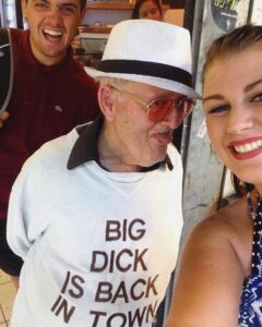 Big Dick Is Back In Town with a female fan