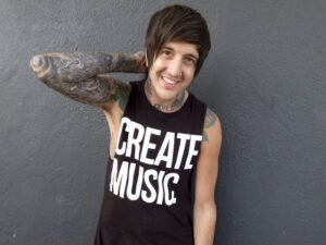 CREATE MUSIC shirt worn by Austin Carlile of Mice & Men