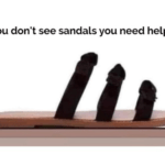 Cocks or Sandals meme