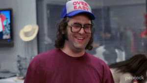 Frank Rossitano OVER EASY Trucker Hat 30 Rock GIF