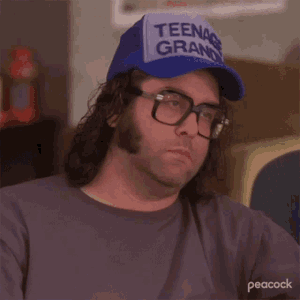 Frank Rossitano TEENAGE GRANDPA hat GIF