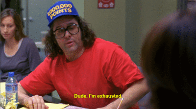 Frank Rossitano gif 1,000,000 POINTS truck hat 30 Rock