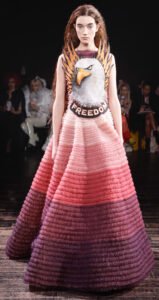 Freedom Eagle couture dress Viktor & Rolf