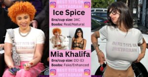 Ice Spice vs Mia Khalifa Best Tits On Instagram. PYGear.com