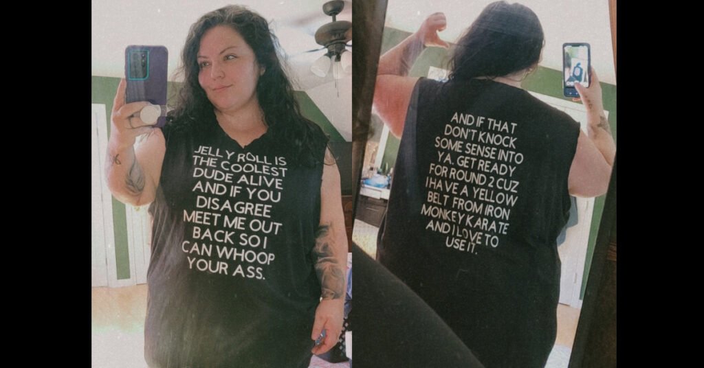 Jelly Roll is the coolest dude alive (Front + Back) shirt - Trailer Trash Tammy BFF Brittany Hoyt