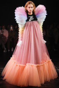 Leave Me Alone slogan dress Viktor & Rolf high fashion