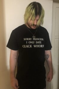 Lil Aaron sorry princess i only date crack whores shirt