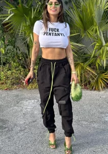 Mia Khalifa fuck fentanyl tshirt