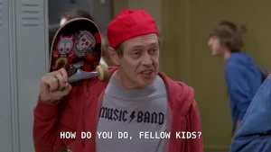 Music Band shirt - 30 Rock Steve Buscemi fellow kids meme