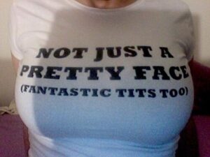 NOT JUST A PRETTY FACE Fantastic Tits Too