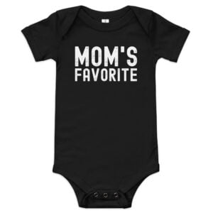 MOM's Favorite (distressed texture) Baby one piece Onesie