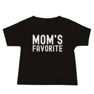 MOM's Favorite (distressed texture) Baby Tee