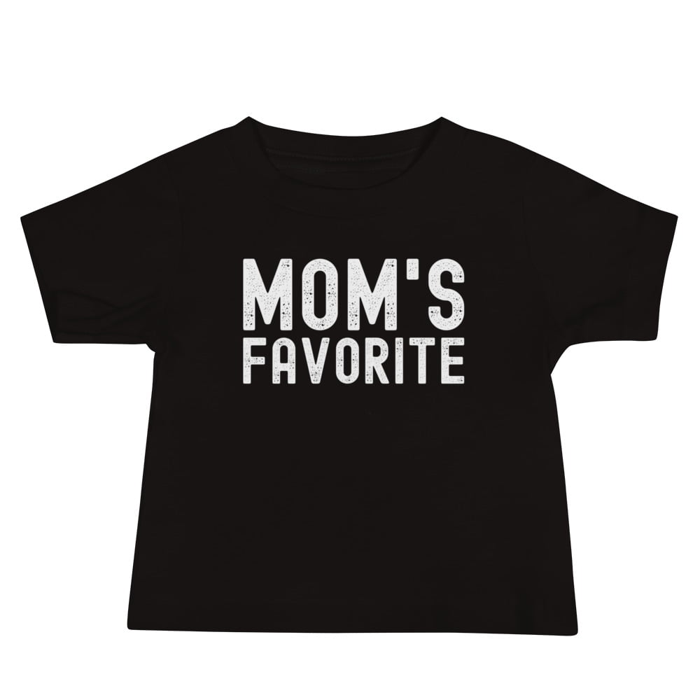 MOM's Favorite (distressed texture) Baby Tee
