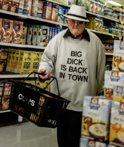 big dick is back in town and loving it shirt meme old man