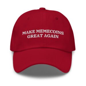 MAKE MEMECOINS GREAT AGAIN Dad hat