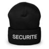 SECURITE Cuffed Beanie (Embroidered)