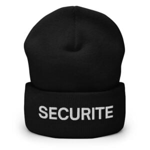 SECURITE Cuffed Beanie (Embroidered)