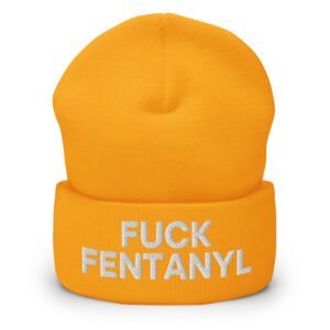 Fuck Fentanyl Beanie (Embroidered) - Image 9