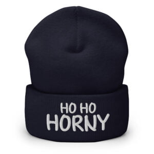 Ho Ho HORNY Beanie (Embroidered) - Image 3