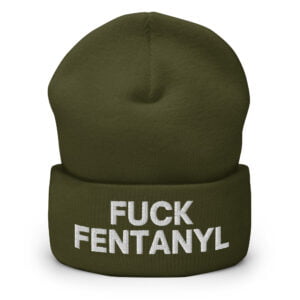Fuck Fentanyl Beanie (Embroidered) - Image 7