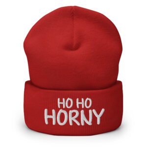 Ho Ho HORNY Beanie (Embroidered)