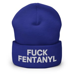 Fuck Fentanyl Beanie (Embroidered) - Image 5