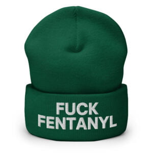 Fuck Fentanyl Beanie (Embroidered) - Image 8