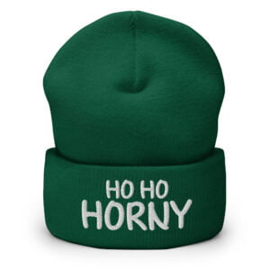 Ho Ho HORNY Beanie (Embroidered) - Image 7