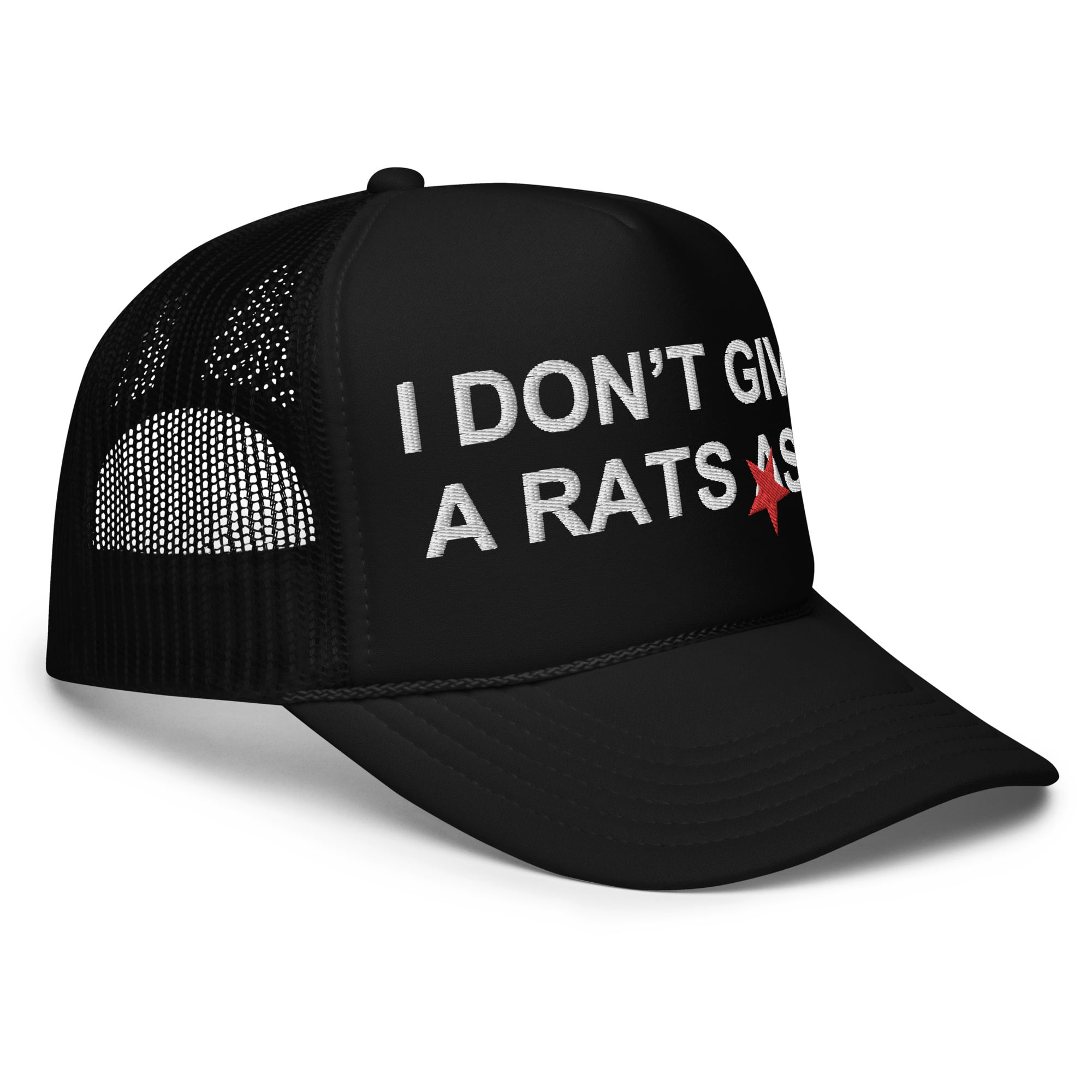 Billie Eilish I Don't Give A Rats Ass Trucker Hat - Image 3