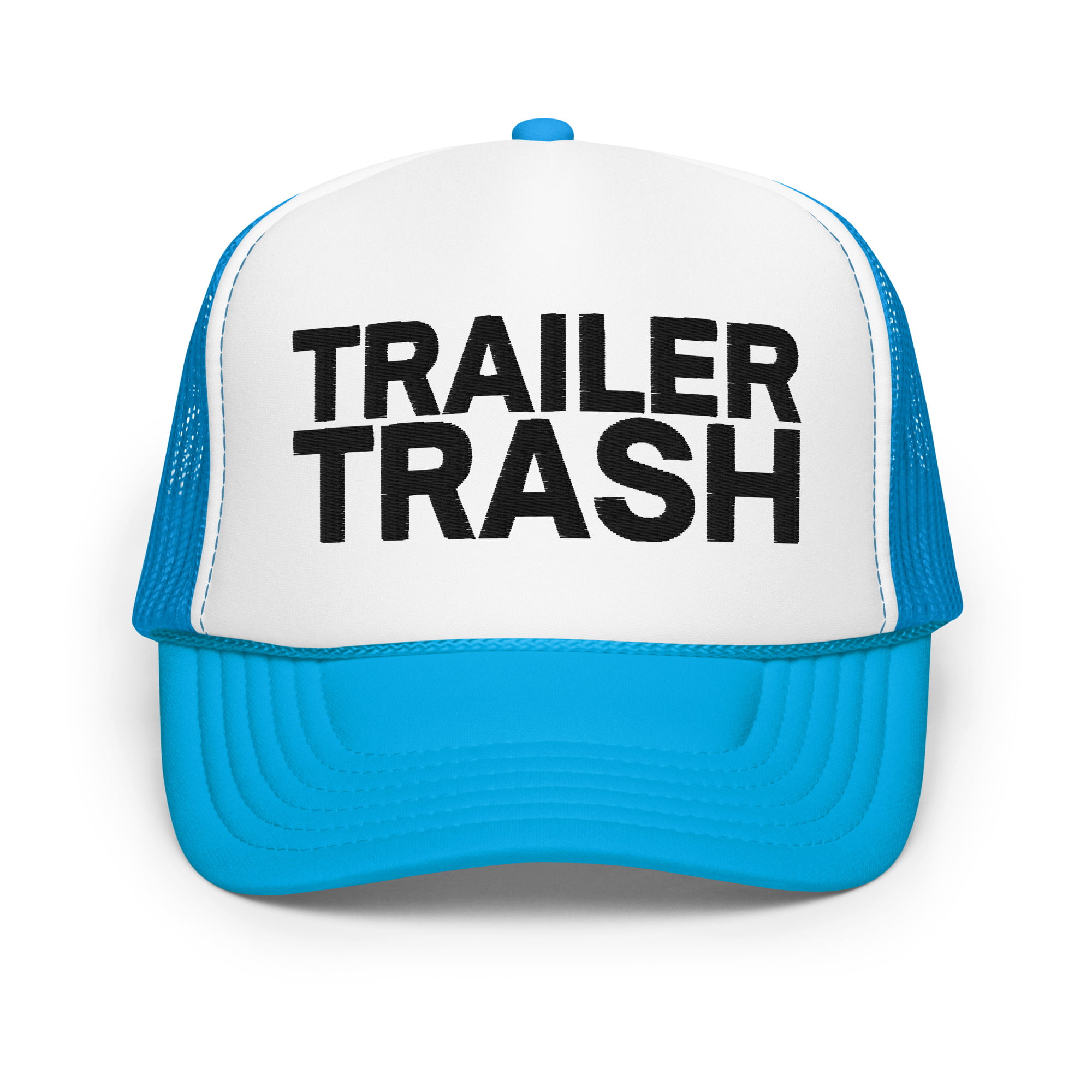 TRAILER TRASH (in black letters) Trucker Hat