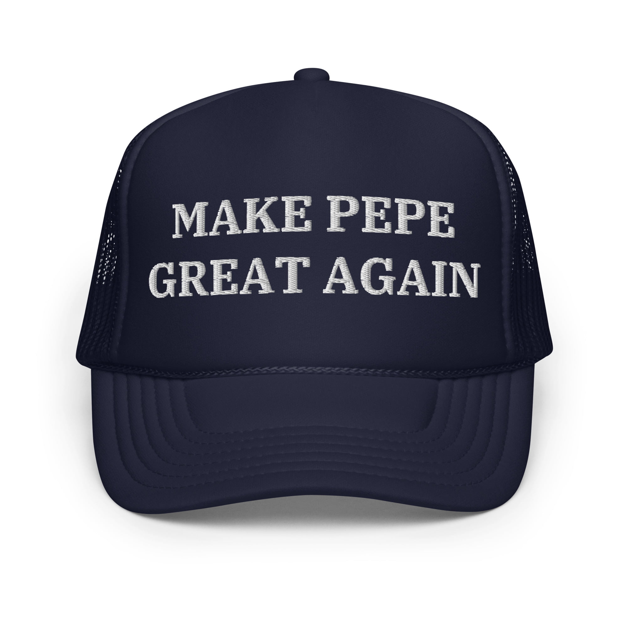 MAKE PEPE GREAT AGAIN Trucker Hat (Embroidered) - PYGear.com