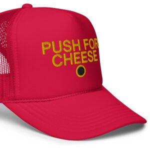 Alternative view of Frank Rossitano PUSH FOR CHEESE Trucker Hat 30 Rock