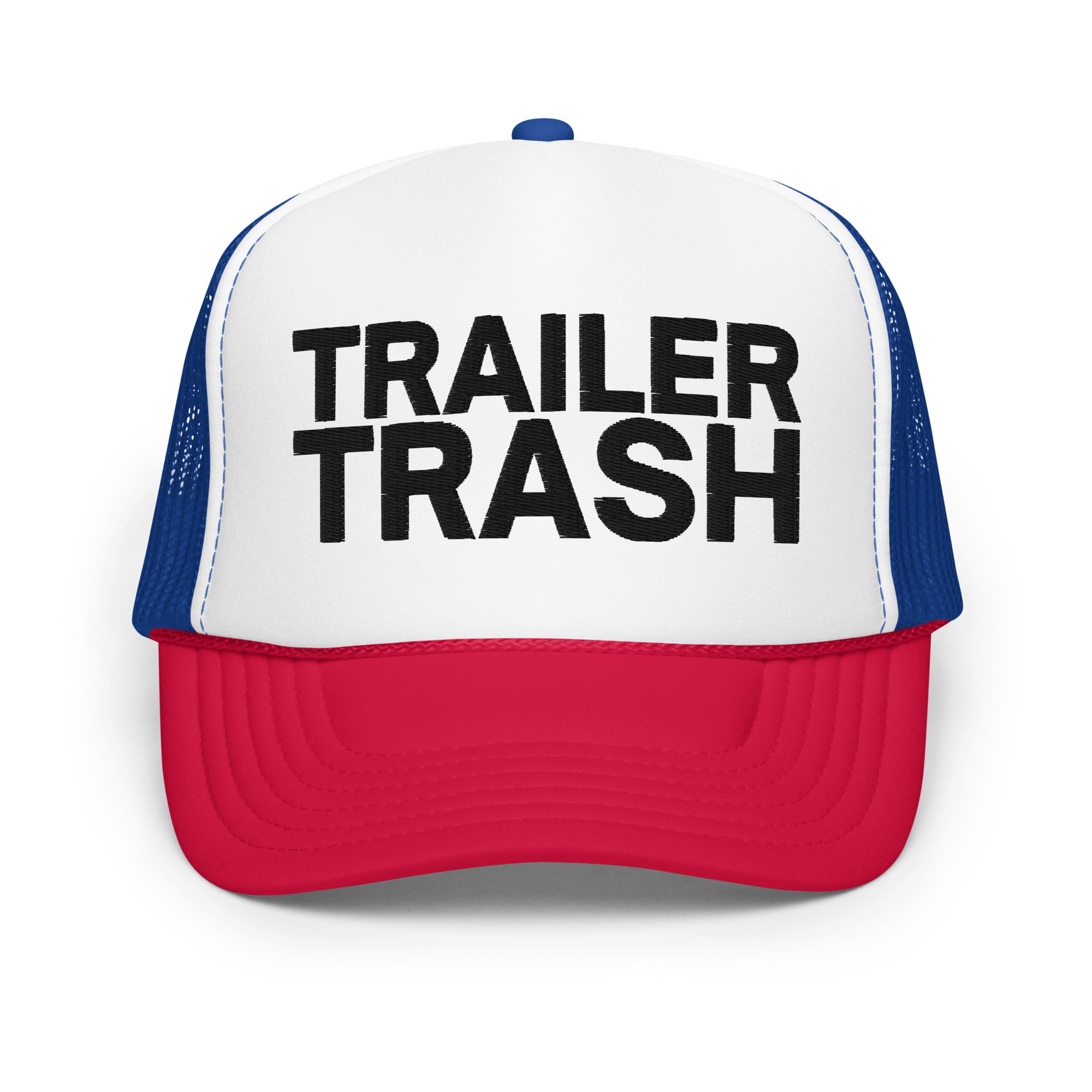 TRAILER TRASH (in black letters) Trucker Hat - Image 7