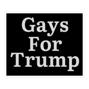 Gay For Trump Sticker