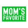 MOM's Favorite (distressed texture) sticker