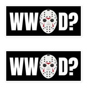 WWJD? - What Would Jason Do? Sticker Pack